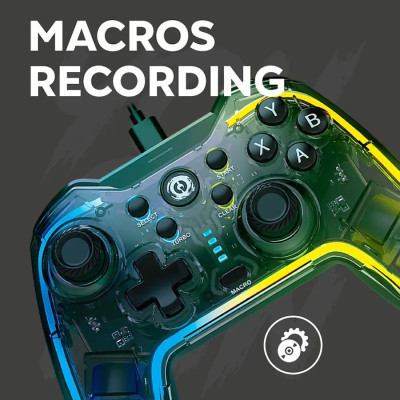 Геймпад Canyon Brighter GP-02 Wired RGB 4in1 PS3/Android BOX-TV/Nintendo Crystal (CND-GP02) Винница - изображение 6