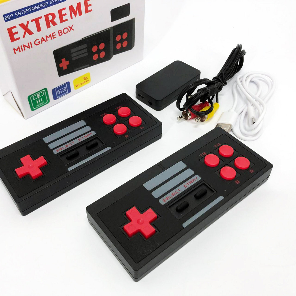 Приставка для телевизора с беспроводными джойстиками N-22, Портативная ретро игровая консоль для тетрис OH-64 Львов - изображение 7