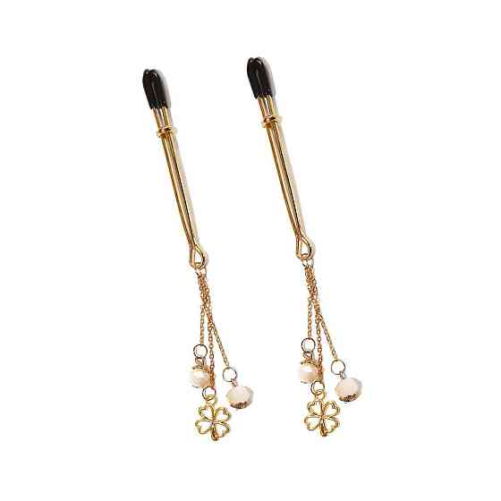 Затискачі для сосків Art of Sex - Nipple Clamps Golden Clover Sex Aura Київ