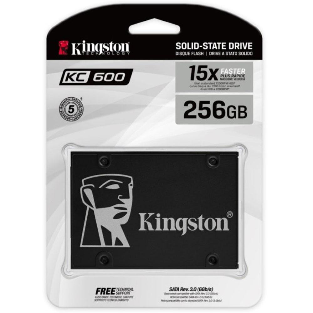 Накопичувач SSD Kingston KC600 256GB 2.5" SATAIII Київ - фото 2