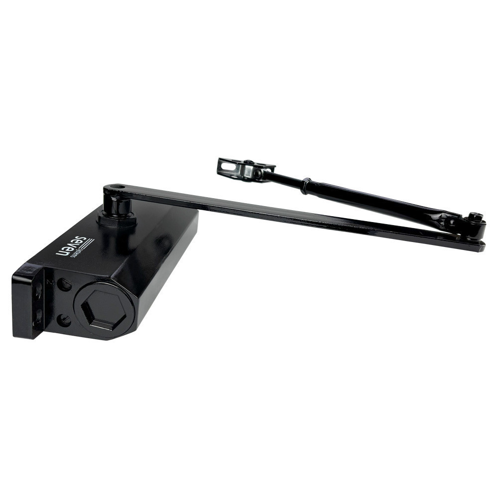 Доводчик двери от 75 до 100 кг SEVEN DC-7744 black Киев - изображение 15