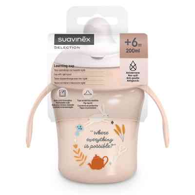 Поїльник-непроливайка Suavinex Wonderland чашка з носиком, 200 мл,+6 міс рожева (402788) Вінниця