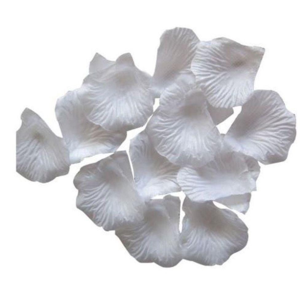 Пелюстки троянд на весілля штучні 100 штук 45 на 45 мм білий Київ - фото 4