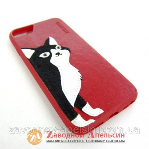IPhone 7 8 se 2020 кожаный чехол Cat кошка Одесса - изображение 2