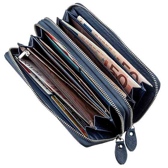 Интересный женский клатч с ремешком ST Leather 18869 Синий Киев