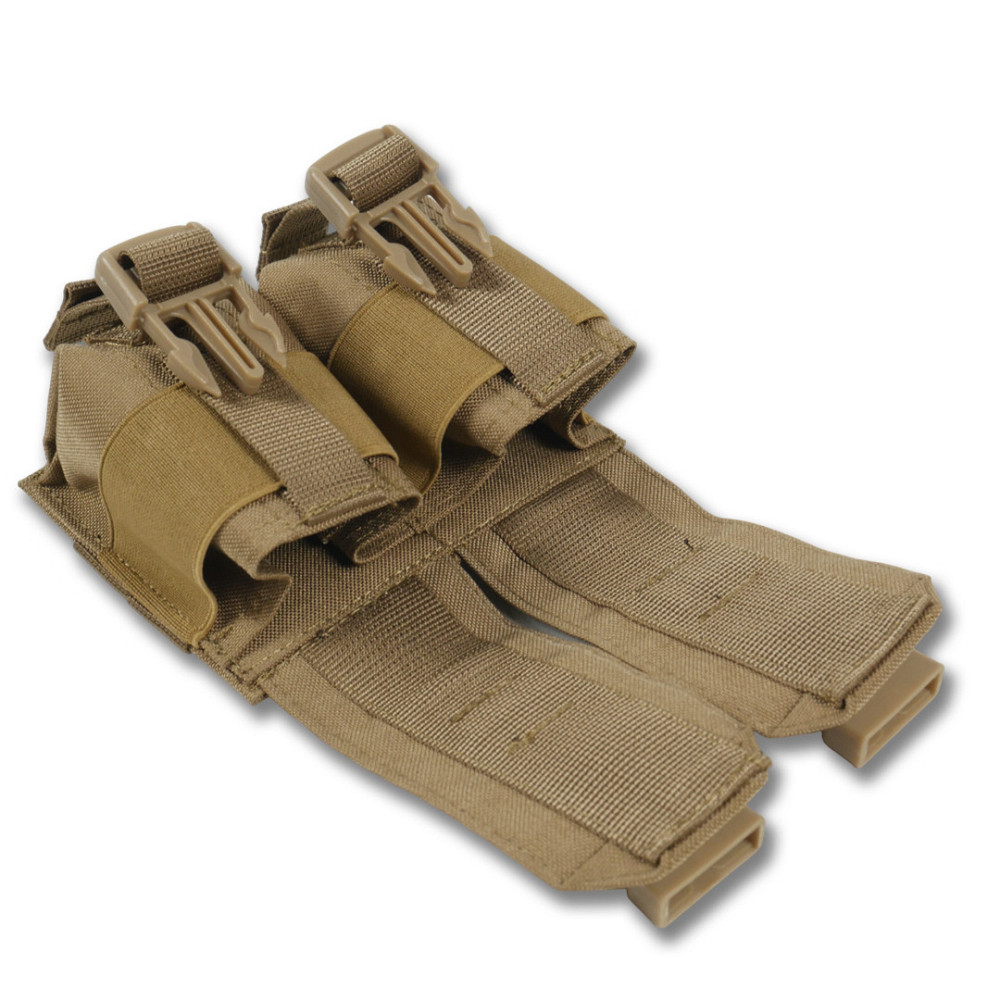 Подвійний підсумок для гранат. Тактичний підсумок під 2 гранати Kiborg Coyote. Підсумок гранатний подвійний Київ - фото 4