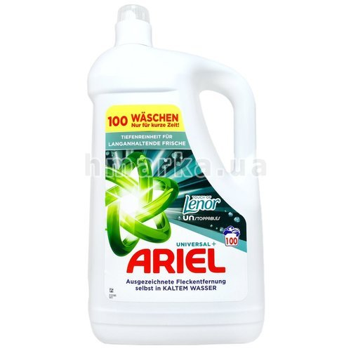 Универсальный гель для стирки Ariel Universal+ Lenor, на 100 циклов стирки, 5 л Киев