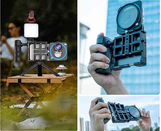 Клетка телефона для объектива фильтра повербанк Apexel APL-VG05CH Киев