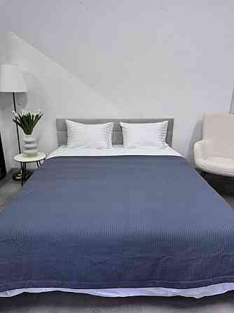 Ecotton Покривало Ecotton Pique 180х230 см натуральне сіре Grey в крафтовій подарунковій коробц Коломия