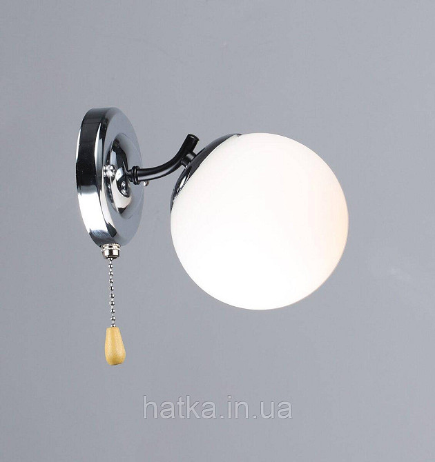 Бра настенное VALESO K2318/1W черный+хром E27 Киев - изображение 1