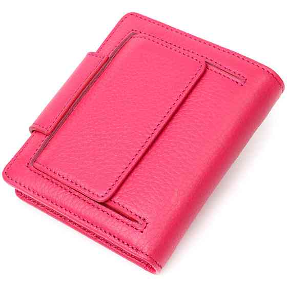 Красочный женский кошелек из натуральной кожи Фуксия (Tony Bellucci) Киев