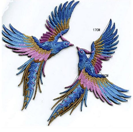 Аплікація пришивна для одягу Фазани пара Київ - фото 2