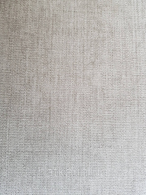 Ообои вінілові на флізелін Decoprint Moments MO22803 однотонні під мішковину темно бежеві Київ - фото 2