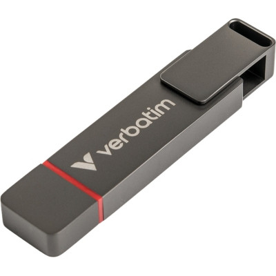 USB флеш накопитель Verbatim 256GB QuickStick USB 3.2/USB-C (32041) Винница - изображение 2