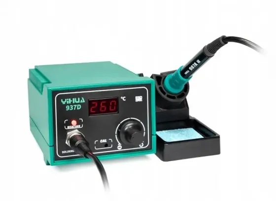 YIHUA 937D Паяльная станция 40 Вт, 200-480°C, для контактной пайки стандартных компонентов Полтава