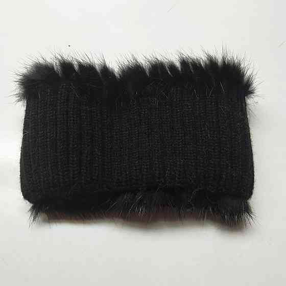 Норкова пов'язка на голову жіноча Чорний Харків