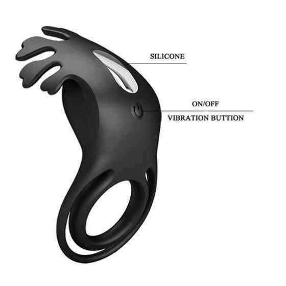 Ерекційне кільце - Pretty Love Vibrant Penis Ring Ruben Black Sex Aura Київ