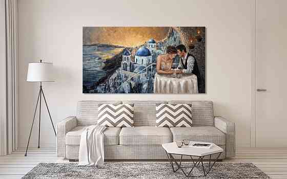 Картина полотно у вітальню / спальню    Закохані     MLP_402 ( 60х30см ) Київ