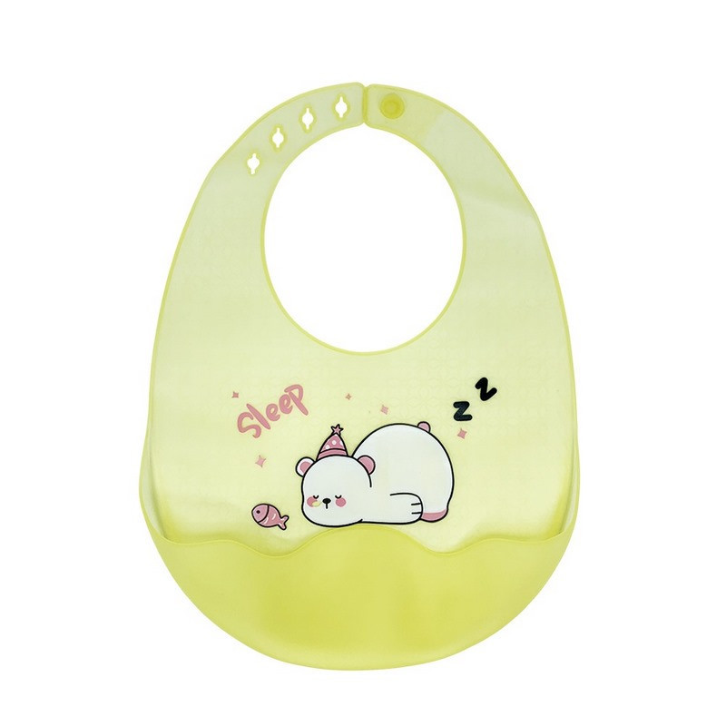 Дитячий силіконовий слюнявчик MGZ-0618-5 на застібці Вінниця - фото 1