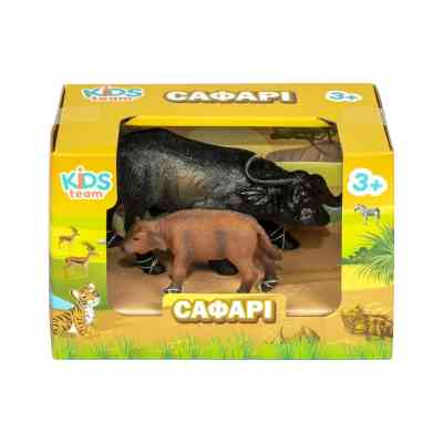 Фігурка Kids Team Сафарі Африканський бик і теля (Q9899-A25_1) Вінниця