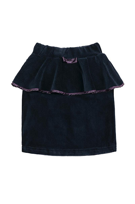 Спідниця дитяча, темно-синій вельветовий з баскою топ Крохатушка одяг Київ - фото 4