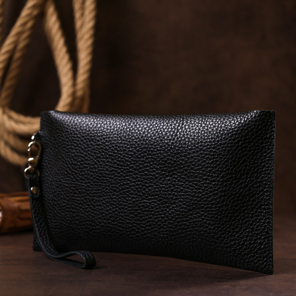 Кожаная тревел-косметичка Shvigel 16416 Черный Киев - изображение 9