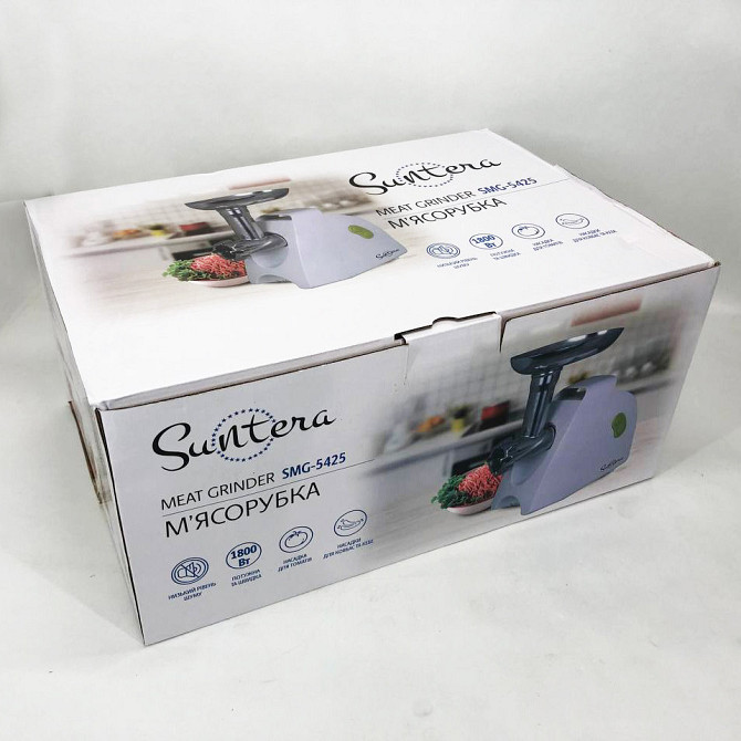 М'ясорубка для овочів Suntera SMG-5425W, Електром'ясорубка для дому електрична DY-716 з насадками Київ - фото 10