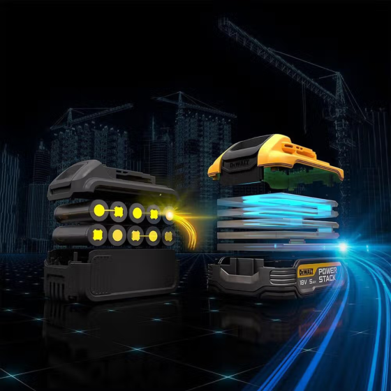 Професійна акумуляторна батарея PowerStack DeWALT DCBP518H2 : 18V 5.0 Аh з індикатором заряду Київ