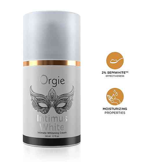 Крем для освітлення шкіри Orgie – Intimus White (50 мл) посиленої дії, підходить для всіх зон Sex Aura Київ