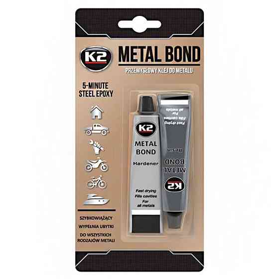 Клей для металу K2 Metal Bond епоксидний 56,7г Львів
