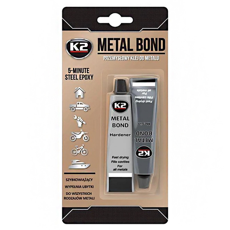 Клей для металу K2 Metal Bond епоксидний 56,7г Львів - фото 1