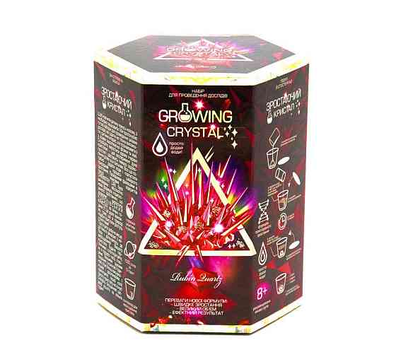 Набір для проведення дослідів.Рубін. "Growing Crystal" Dankotoys Київ