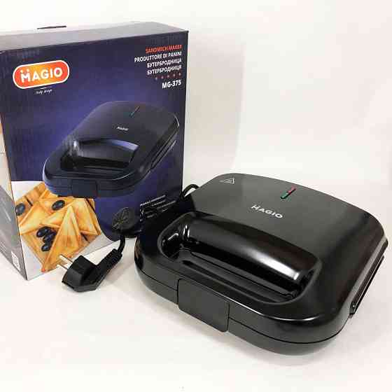 Бутербродниця на подарунок MAGIO MG-375, Сендвічниця побутова, бутербродниці настільний гриль AH-25 Івано-Франківськ