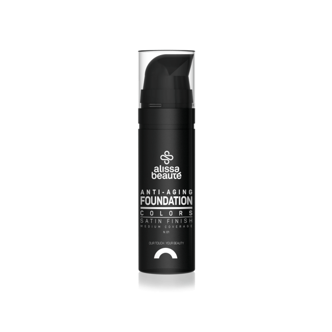 Тональна мінеральна основа Anti-aging Foundation n,01 Alissa Beautе 35 мл Вінниця - фото 1