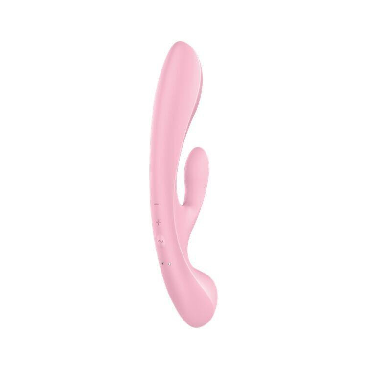 Двосторонній вібратор-кролик Satisfyer Triple Oh Pink (м'яте паковання!!!) Sex Aura Київ - фото 6