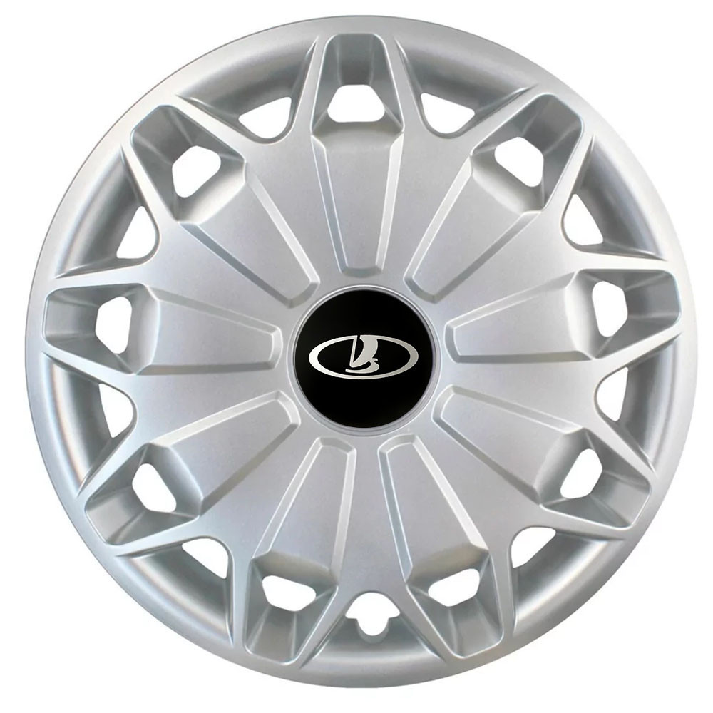 Автомобильные модельные колпаки R15 Lada 338 4шт, SJS, серебряные Киев - изображение 1