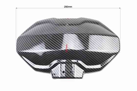 Крило заднє універсальне, графітне кріплення на одну сторону з регулюванням нахилу (бризковик) TUNING, КАРБОН Київ