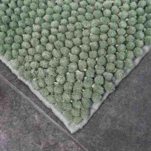 Набір килимків для ванної кімнати 2шт 50*80см+50*50см Ананас нефрит Дариана Житомир