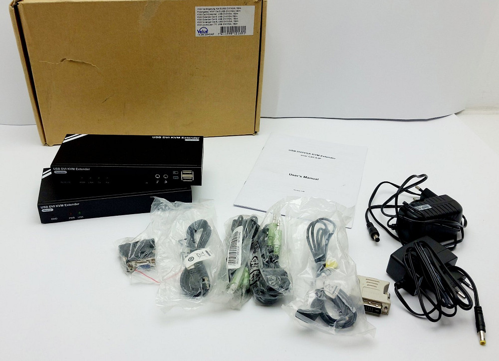 KVM-подовжувач USB DVI/VGA 18926 Луцк - изображение 1