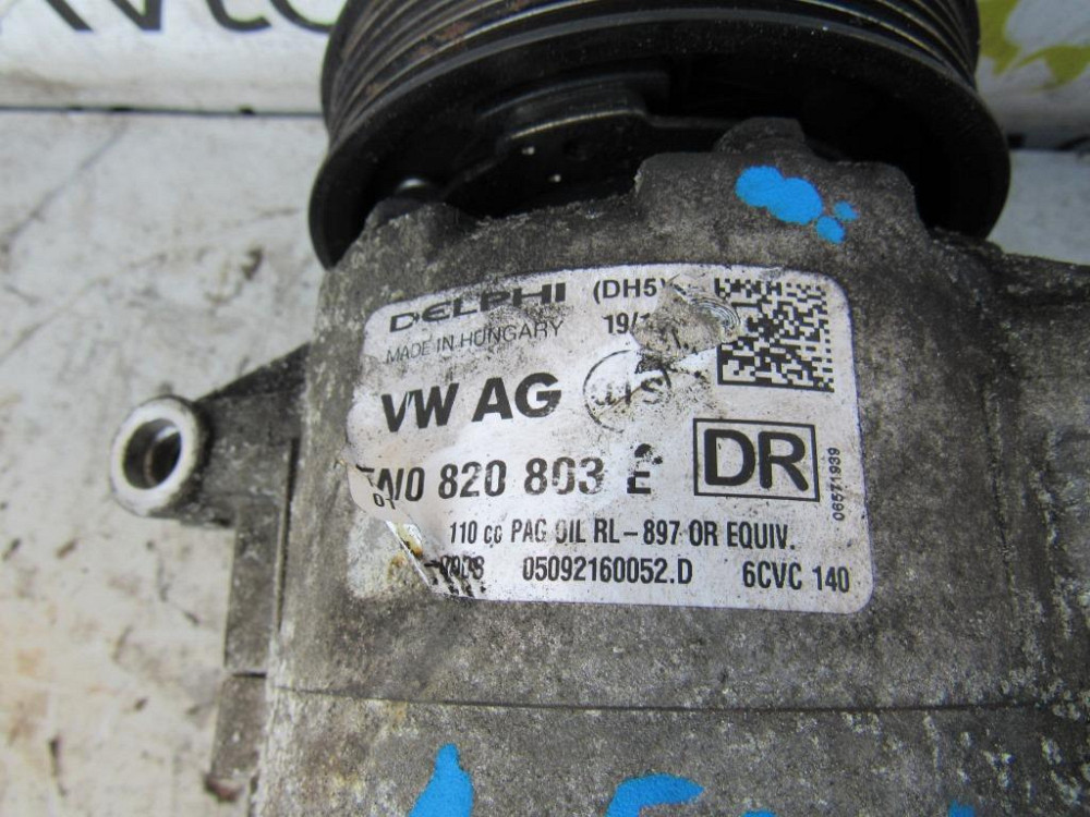 Компресор кондиціонера Skoda Octavia A5 1.6 tdi 2009-2013 Ковель - изображение 3