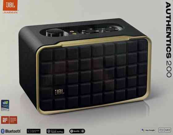 Абсолютно нова ретро-колонка JBL Authentics 200 з Wi-Fi та Bluetooth (JBLAUTH200BLKEP) Киев