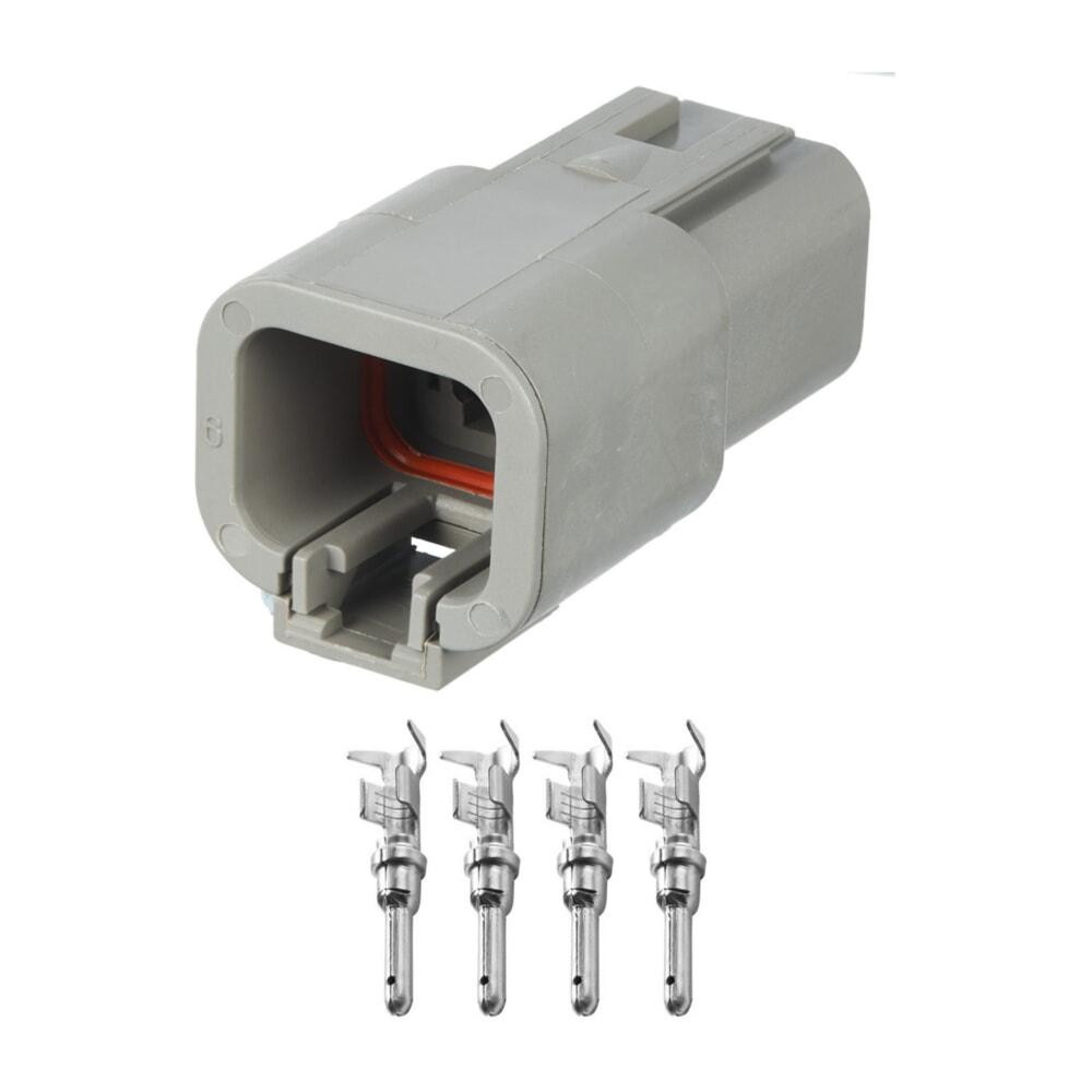 Роз'єм конектор 4-кон., Спецтехника, DTP04-4P, ATP04-4P, DEUTSCH Америка, Британия, Германия CAT, JCB, MAN 40645 Київ - фото 1