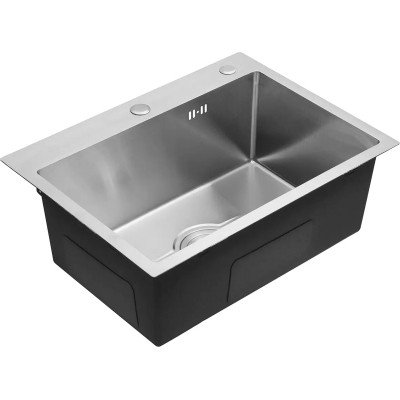 Мойка кухонная Kroner KDBrush5843HM (CV027235) Вінниця - фото 4