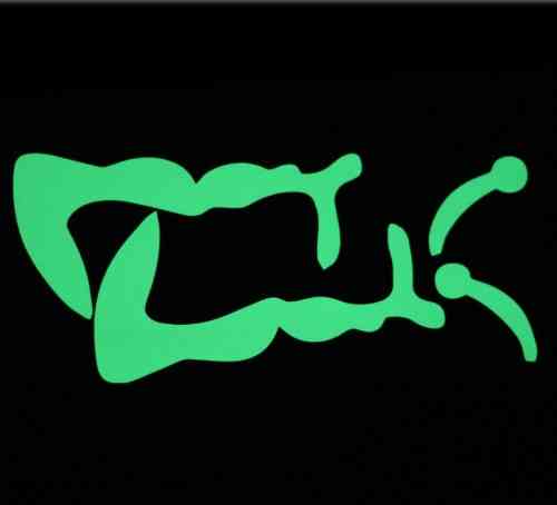 Люмінесцентна наклейка Метелик 14 на 12 см салатовий Київ