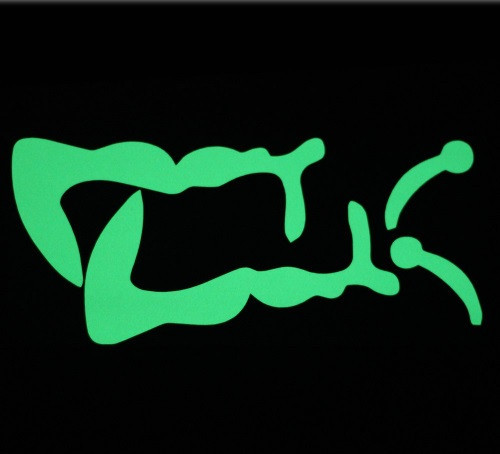 Люмінесцентна наклейка Метелик 14 на 12 см салатовий Київ - фото 2