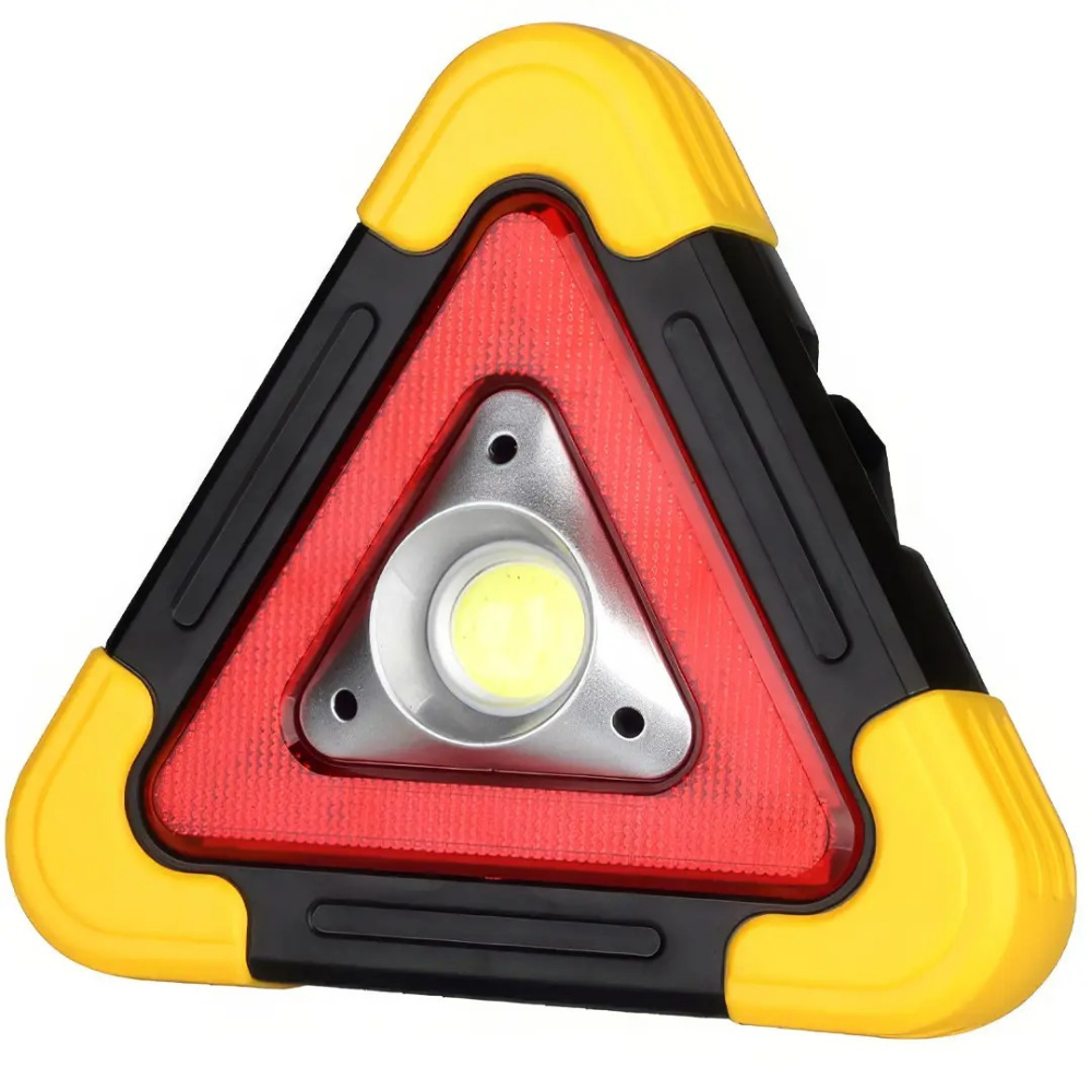 Знак "Аварійна зупинка" в авто трикутний, акумуляторний на сонячній батареї з ліхтарем і ручкою Кам'янець-Подільський - фото 7