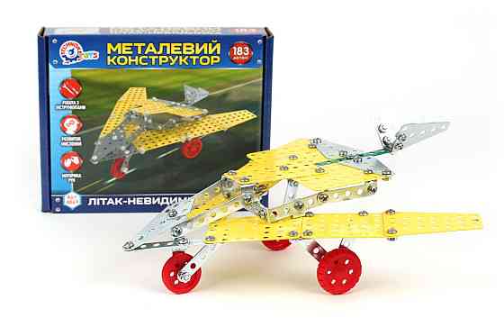 Конструктор металевий «Літак-невидимка ТехноК», арт.4869, шт Киев
