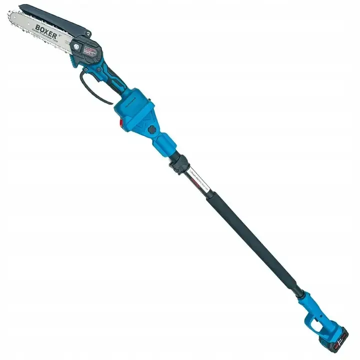 Аккумуляторная цепная пила BOXER 48V 5 Ач стрела 2М цепная ручная пила со сменными аккумуляторами беспроводная мини-пила Львов - изображение 7