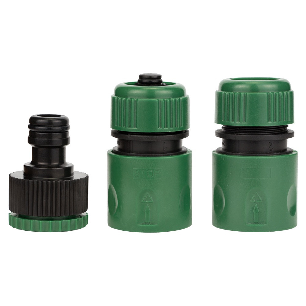 Grad Набор для полива пистолет-распылитель 7 режимов, 2 коннектора ½" + адаптер ½-¾" (ABS+TPR) Киев - изображение 2