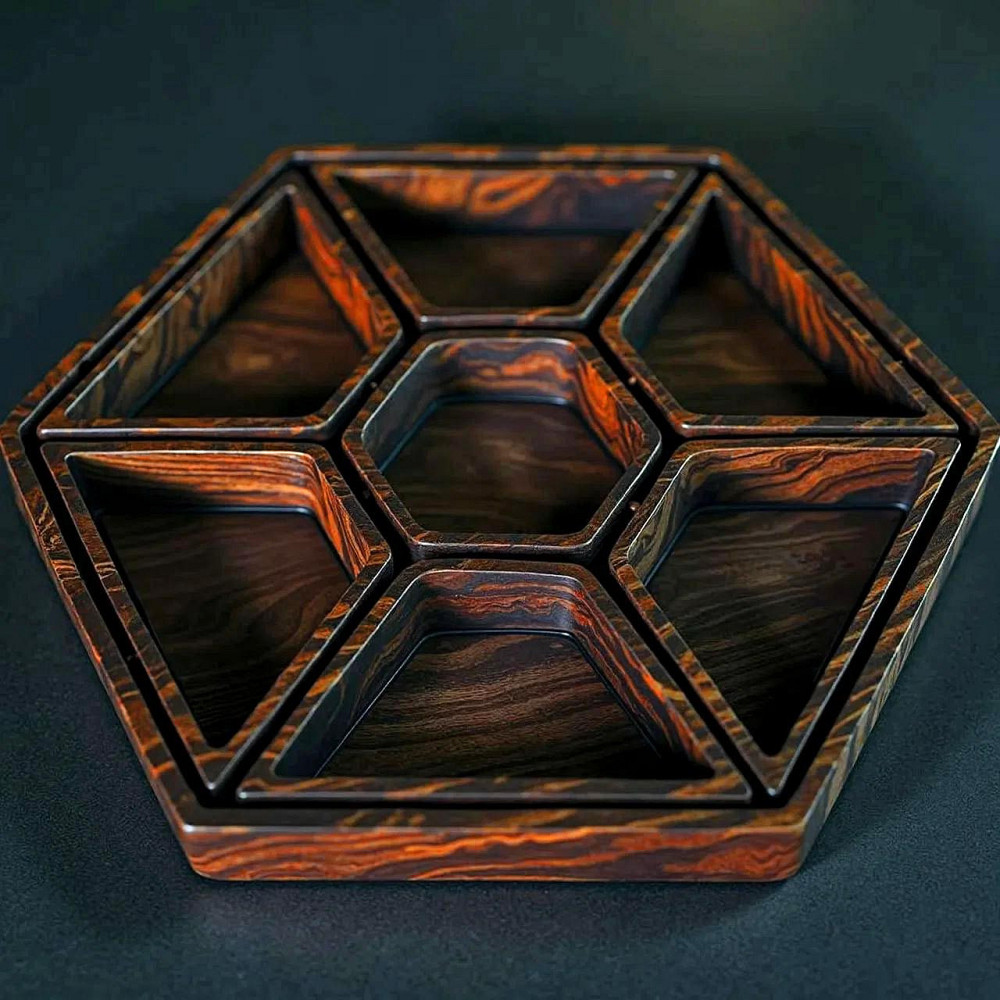 Менажница деревянная 